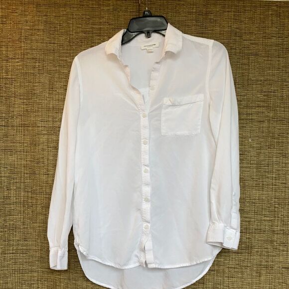 Beachlunchlounge white button down shirt - Picture 1 of 8
